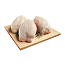 Poitrines de poulet frais avec dos